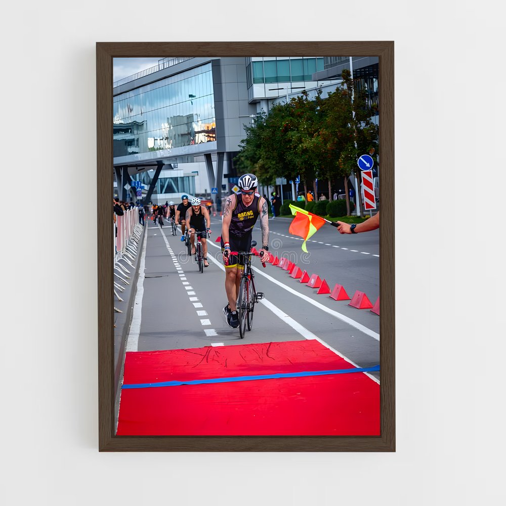 Poster La Course Olympique – affiche Cyclisme (vue 5)